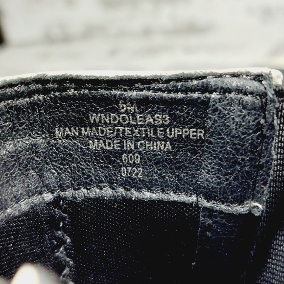 NEW Nine West Doleas 3 White Black Chunky Ankle Boots i258 - Picture 14 of 15